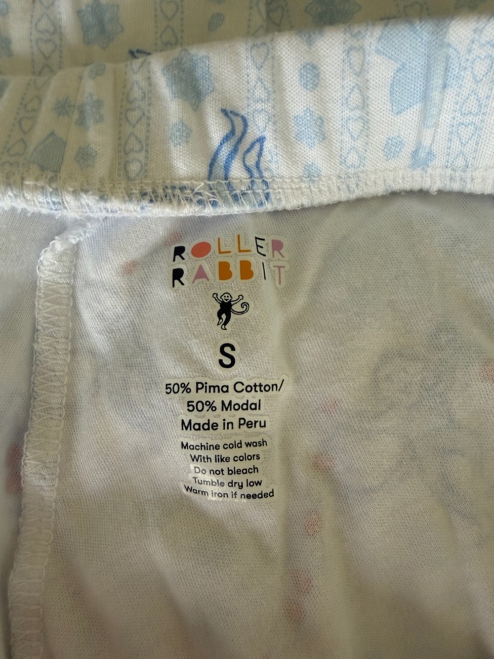 Roller Rabbit 12 days of PRINTMAS snowflake boden pant - Picture 2 of 3